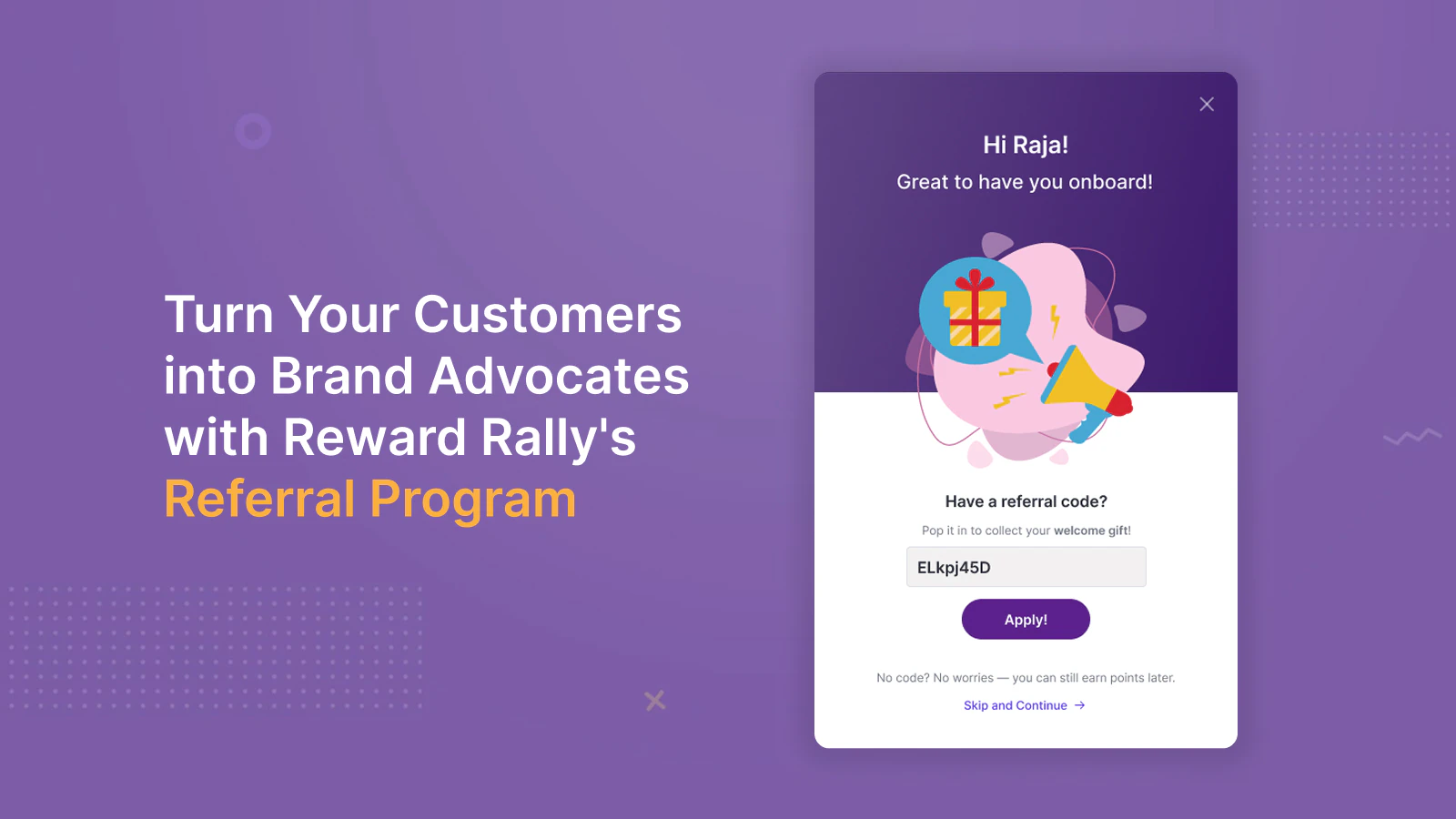 screenshot of Reward Rally